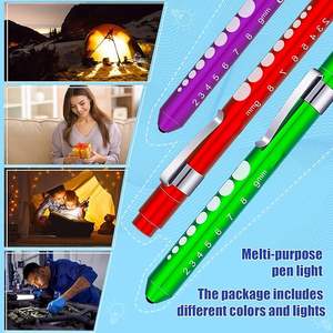 नर्सों के छात्र सफेद चिकित्सा दीपक के लिए पुनः प्रयोज्य नेतृत्व वाली फ्लैशलाइट पेन लाइट डॉक्टर की जेब क्लिप के लिए पुनः प्रयोज्य - Product Image 3