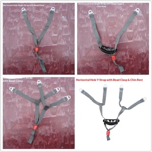 خوذة سلامة للبناء، قبعة صلبة بحزام ذقن على شكل حرف T، طراز غير مشقوق AQMD مع 4 نقاط تعليق - Product Image 5