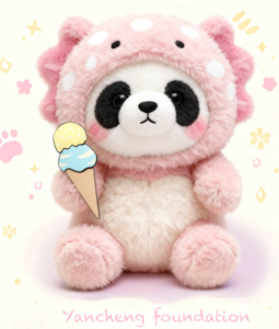 Bán buôn dễ thương tùy chỉnh kích thước kỳ nhông gấu trúc động vật chất liệu cotton Thú nhồi bông đồ chơi sang trọng tùy chỉnh màu sắc logo unisex cảm xúc - Product Image 2