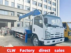 Camion grue Isuzu 4x4 avec nouveau moteur diesel, grues de camion de 5 tonnes et 6 tonnes à vendre - Product Image 2