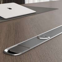 Bureau de direction moderne en L pour chef de bureau/PDG-Mobilier de bureau en bois de luxe écologique et ergonomique