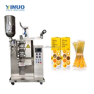 Yiijianuo 자동 액체 잼 꿀 소스 포장기 3 면 4 면 충전 및 밀봉 기계
