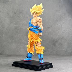 Estatua Coleccionable de Goku Super Saiyan de la Marca CK con <span class=keywords><strong>Cicatrices</strong></span> Corporales y Modelo Decorativo de Alta Calidad para Entusiastas del Anime - Product Image 2