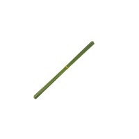 Tiges de fleurs artificielles vertes en plastique, fil creux pliable, support pour arrangements floraux faits main, décoratifs