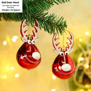 Arbre de Noël Petit Pendentif Décoration Props En Plastique Bas De Noël Canne Pendentif Vaisselle Décorations pour Articles De Fête - Product Image 6