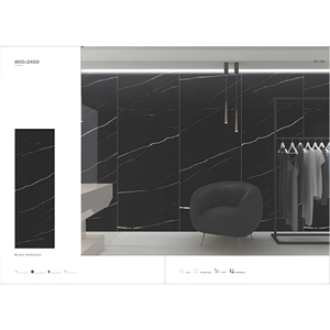 Losas de porcelana Hercules Beige de 800x2400 mm con acabado brillante y pulido, aspecto mármol, para muebles de TV y decoración de paredes, piedra sinterizada. - Product Image 4