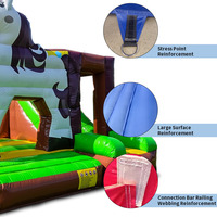 Châteaux de saut de cheval pour enfants Château de rebond gonflable Petit château gonflable Toboggan extérieur