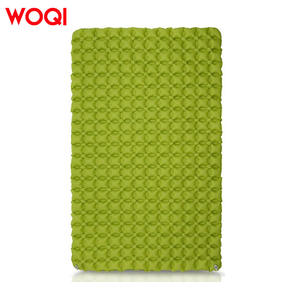Colchoneta inflable Woqi 190x120x5cm ultraligera con bomba incorporada para senderismo y camping, 1-2 personas, verde - Product Image 1