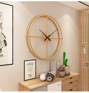 Reloj de Pared de Estilo <span class=keywords><strong>Español</strong></span> para Sala de Estar, Diseño Nórdico Creativo, Lujo Ligero, Moderno, Sencillo y Atmosférico - Product Image 5