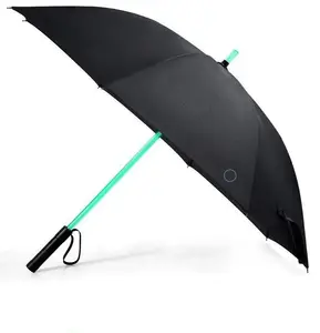 Led şemsiye lamba optik fiber şemsiye RGB renk değiştiren şemsiye