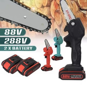 Mini Chainsaw 6in Brushless Motor Battery Powered Garden Woodworking Tool - Product Image 1
