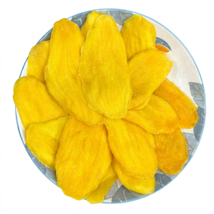 Vietnamese Travel Snack Soft Dried Yellow Mango Slices, Air Dried, Naturally <b>Sweet</b>, No Sugar, Pocket Pack Fruit - Product Image 1