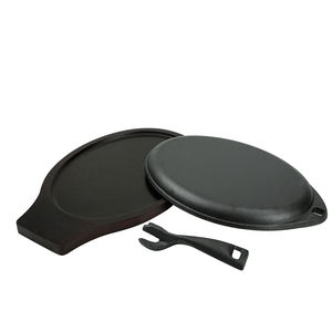 เตาปิ้งย่างสเต็กเหล็กหล่อพร้อมฐานไม้ ราคาโรงงาน รับทำโลโก้ตามสั่ง - Product Image 4