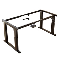 Base de bureau électrique intelligente à double moteur, réglable en hauteur, en acier inoxydable, avec contrôleur à mémoire, pour bureau et bâtiment commercial