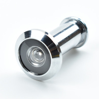 Baolai — viseur de porte en alliage de Zinc, projecteur de porte, en Satin chromé et à 180 degrés, diamètre 30-60mm, 14 mm