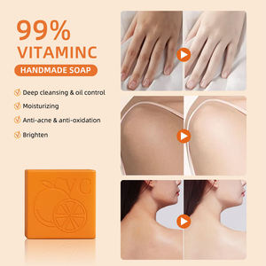 कस्टम लोगो निजी लेबल चमकदार गहरे धब्बे सफेद हो गए हाथ की त्वचा के लिए हाथ की गहरी सफाई विटामिन सी साबुन - Product Image 4