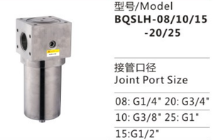 Good Quality BQSLH-20/25 Stainless steel high pressure <b>air</b> source processing parts - Product Image 2