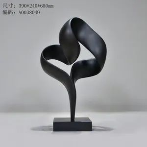 Scultura d'Arte Astratta Moderna e Semplice per Soggiorno, Decorazione Casa, Accessori per Hotel, <span class=keywords><strong>Arredamento</strong></span> per Showroom, Prodotta in Cina Continentale - Product Image 3