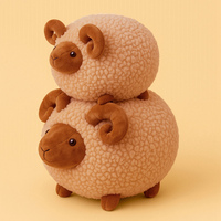 Peluche Mouton Super Douce et Confortable - Cadeau Anti-Stress Personnalisé