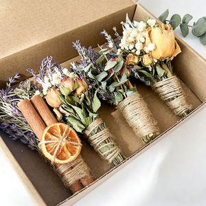 Kit de Purificación y Meditación Artesanal de Alta Calidad con Aroma a Rosa, Canela, Naranja Dulce, Salvia Blanca, Sándalo Peruano y Lavanda - Product Image 6