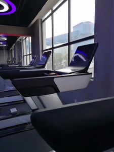 Tapis roulant électrique commercial avec moniteur de fréquence cardiaque sans fil, écran HD, cadre en acier antidérapant - Équipement de musculation pour salle de sport - Product Image 2