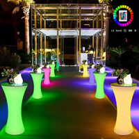 Barra de Luz LED para Exteriores, Diseño Contemporáneo, Mueble de Barra Portátil, Desmontable, de Plástico, para Uso Comercial en Gimnasios y Hoteles, Venta al Por Mayor