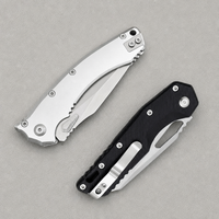 Couteau de poche pliable compact MT MSI, lame en acier D2 haute dureté, manche en aluminium, pour le camping en plein air, la chasse, personnalisable