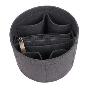 Organisateur de sac à main en feutre personnalisé, insert de sac cosmétique en feutre, doublure pour sac à main, compatible avec le sac seau rond <span class=keywords><strong>Cannes</strong></span> - Product Image 3
