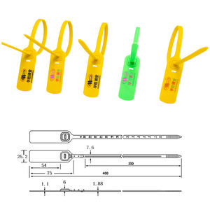 Sceau de sécurité jetable en plastique HS-PS 6002 anti-effraction pour applications professionnelles de messagerie, postales et d'entrepôt - Product Image 4