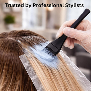 Décolorant capillaire professionnel bleu avec technologie Plex, poudre décolorante jusqu'à 9 niveaux de décoloration pour mèches et balayage - Product Image 3