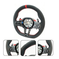 Volant en cuir de fibre de carbone de style CS de haute qualité avec boutons M1 M2 pour M3 M4 M5 M6 F30 F10 F15 F36 F01 F20 F22