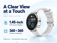 Montre connectée 2 en 1 Custom Logo X10 Pro avec écouteurs TWS intégrés, écran 1,45 pouces 360*360, tracker d'activité, boîtier et bracelet personnalisables