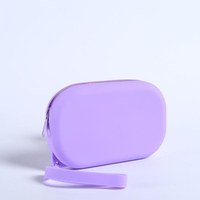 Sac de rangement cosmétique moderne en silicone, écologique et transfrontalier, fabriqué au Guangdong, idéal pour les cadeaux d'enfants et les voyages