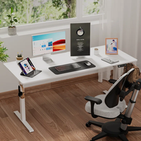 Escritorio de pie Altura ajustable Escritorio de oficina en casa Mesa de computadora versátil Estación DE TRABAJO Escritorio de pie de dos etapas de un solo motor