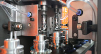 Machine de soufflage entièrement automatique pour contenants à large ouverture LS-PP 1000BPH, volume 5ml-1.5L, 2 cavités, taille de col 100mm, en PP/PET
