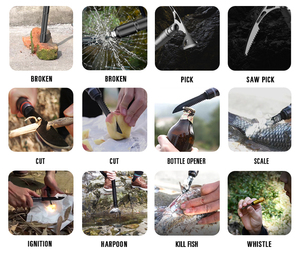 Multifunction Outdoor Stainless Steel Pick Head <strong>Camping</strong> <strong>Axe</strong> - Product Image 2