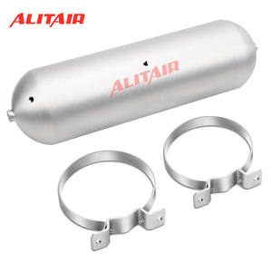 Kit de Suspensión Neumática de Fábrica, Tanque de Aire de Aluminio de 3 Galones con Puertos NPT de 1/4 de Pulgada para Suspensión Neumática - Product Image 1