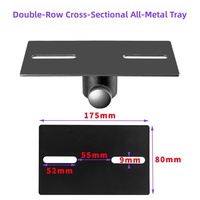 Support d'enceinte universel multi-styles en ABS ou métal de haute qualité, plateau de support audio fixe et inclinable
