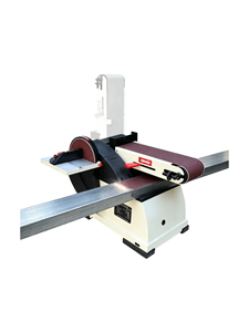 Ponceuse combinée à bande et à disque électrique 450W FS-450, machine de ponçage et de meulage polyvalente pour le travail du bois - Product Image 4