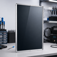 Châssis de précision en aluminium usiné CNC sur mesure OEM, couleur argent, pour tablette, moniteur, panneau d'affichage industriel, fabricant de boîtiers