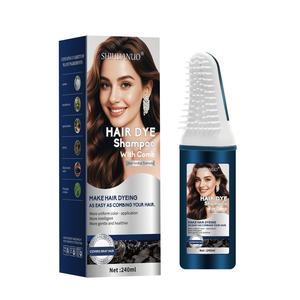 <span class=keywords><strong>Kit</strong></span> de retouche de racines permanent sans ammoniaque, crème colorante <span class=keywords><strong>pour</strong></span> <span class=keywords><strong>cheveux</strong></span> <span class=keywords><strong>pour</strong></span> la famille, formule de crème à action rapide en 15 minutes, aspect naturel - Product Image 4