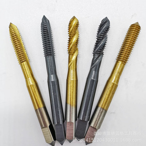 ดอกต๊าปเกลียวเมตริกแบบไม่มีเศษตกค้าง M2.5 110 มม. เคลือบ TiCN สำหรับงานเกลียวโลหะนอกกลุ่มเหล็ก ใช้กับเครื่องเกลียว - Product Image 4