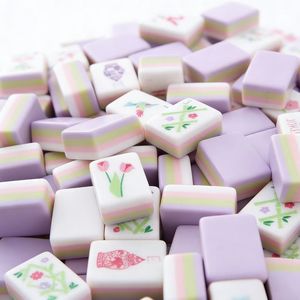 Nuove Tessere Personalizzate per Mahjong Americano in Plastica a Quattro Strati con Design Moderno e Lussuoso, Carte da Gioco per Intrattenimento - Product Image 1