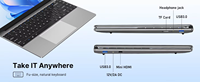 Nuevo Portátil Empresarial de 15.6 Pulgadas con Teclado en Inglés, Batería de Larga Duración, Intel N5095, 8 GB de RAM, SSD de 256 GB Expandible a 2 TB, Windows 11