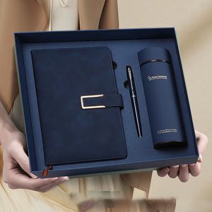 Tùy chỉnh khuyến mại quà lưu niệm quà tặng tốt nghiệp ủng hộ A5 máy tính xách tay với bút phích Tạp Chí kinh doanh của công ty Hộp Quà Tặng thiết lập - Product Image 1