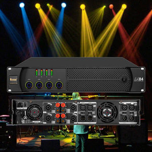 Amplificateur audio numérique 4 canaux haute puissance <span class=keywords><strong>2500</strong></span> W Classe D 1U avec transformateur et multi-condensateurs pour caisson de basses - Product Image 6
