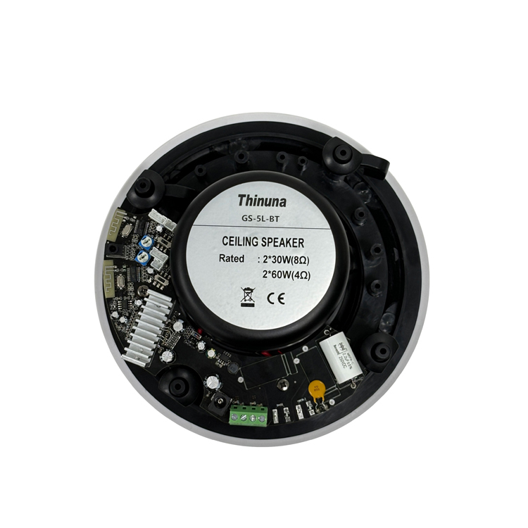 Thinuna GS-5L-BT High Performance 8ohms 30w 2 Way ABS Dual Wireless Active Ceiling Speaker Built in Class D Amplifier · image 1