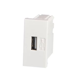 Module de prise USB 22.5x45 pour plaque murale XJY-USB-41-2.1A/5V, adapté aux normes <span class=keywords><strong>legrand</strong></span>, vente directe en usine - Product Image 1