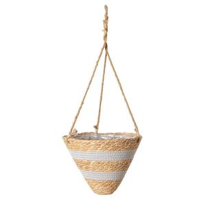Handmade Rattan <b>Hanging</b> <b>Basket</b> Round 22cm For Indoor Outdoor Plants Decoration - Product Image 5
