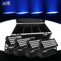 Lumière de scène sans fil 40x15W RGBW 4in1 Led City Color Dmx512 WDMX Dj Lights Outdoor IP65 Led Wall Washer Spotlight